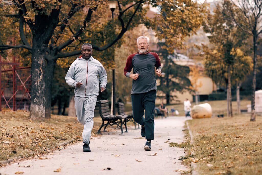 Seniors Jogging